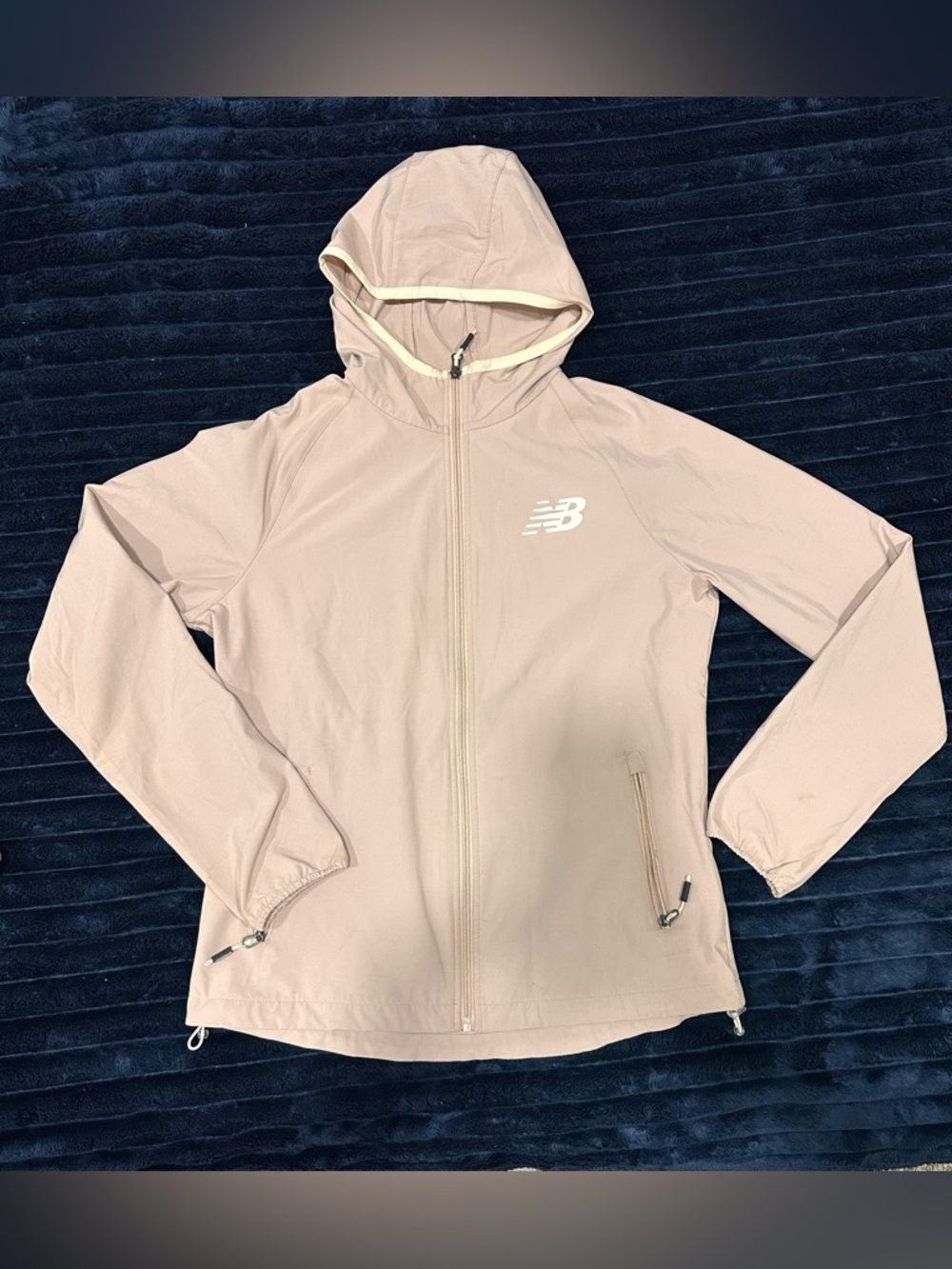 New Balance Women's Creamy Rose Hooded Zip Jacket